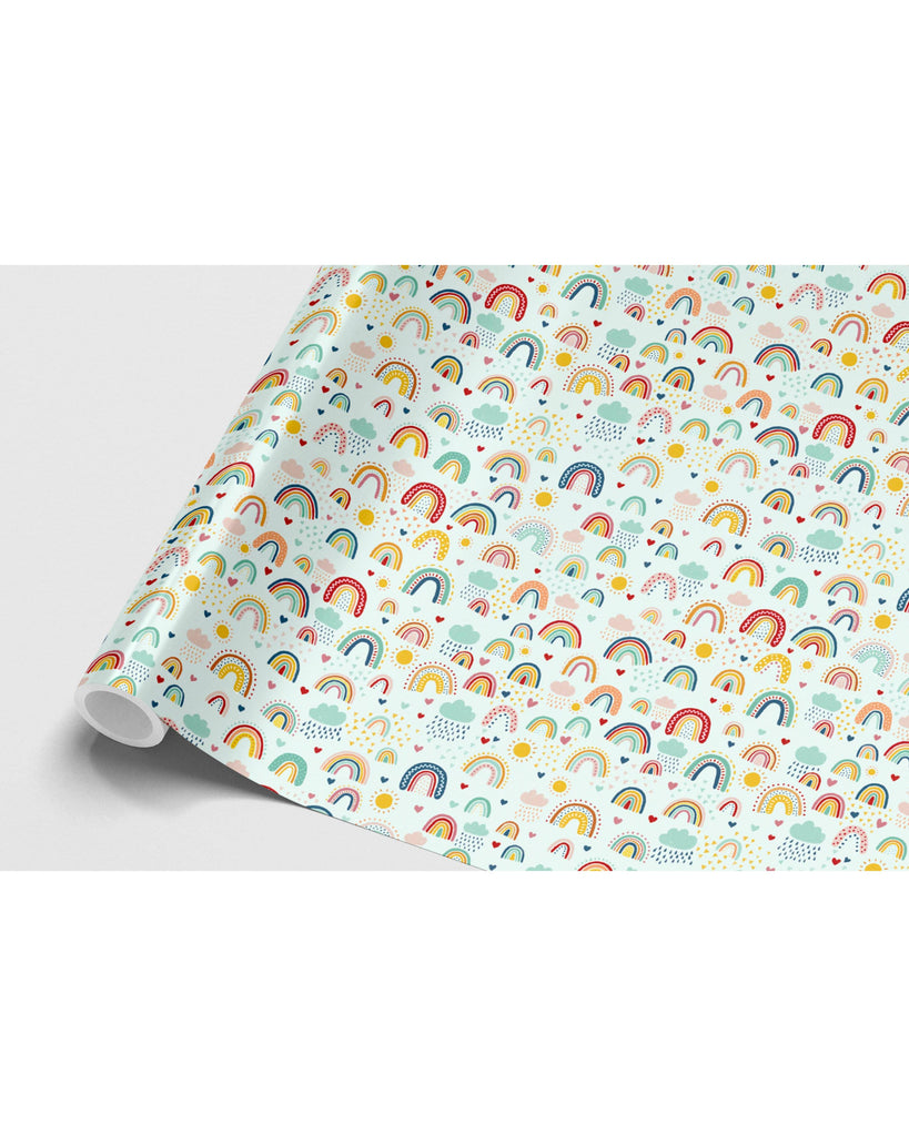 Blue Rainbow Wrapping Paper, Gift Wrap – beautiful greeting card from C&K, an independent lifestyle store in Settle.