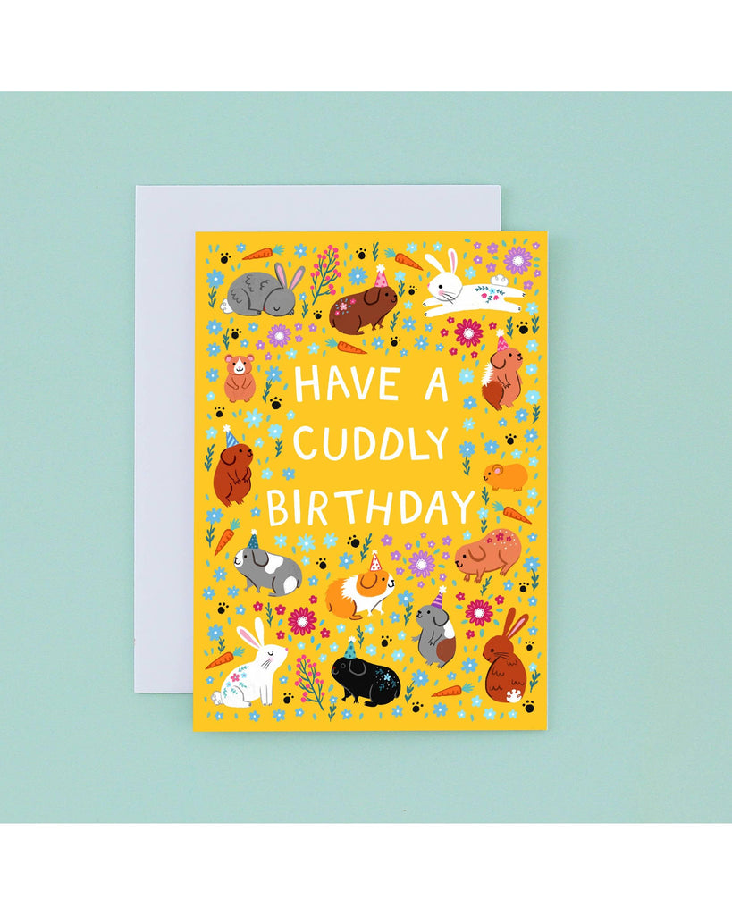 Cuddly Pets Birthday Card, Age Birthday Card For Girls – beautiful greeting card from C&K, an independent lifestyle store in Settle.