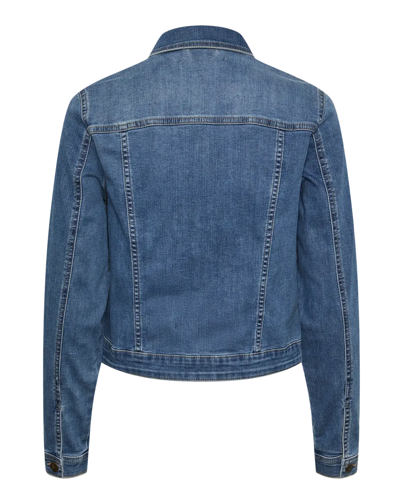Oia Blue Denim Jacket – timeless women’s fashion from C&K, an independent lifestyle store in Settle, North Yorkshire.