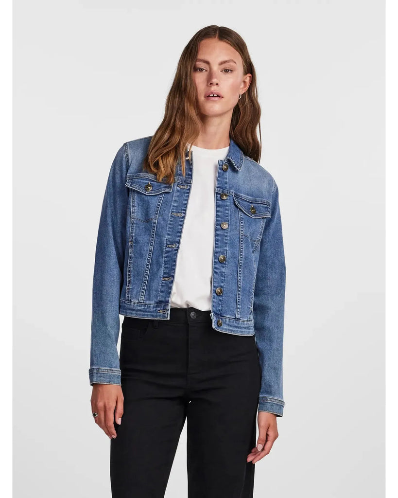 Oia Blue Denim Jacket – timeless women’s fashion from C&K, an independent lifestyle store in Settle, North Yorkshire.