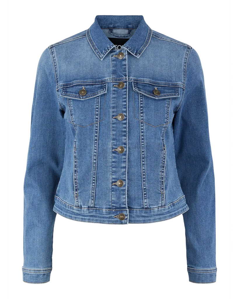 Oia Blue Denim Jacket – timeless women’s fashion from C&K, an independent lifestyle store in Settle, North Yorkshire.