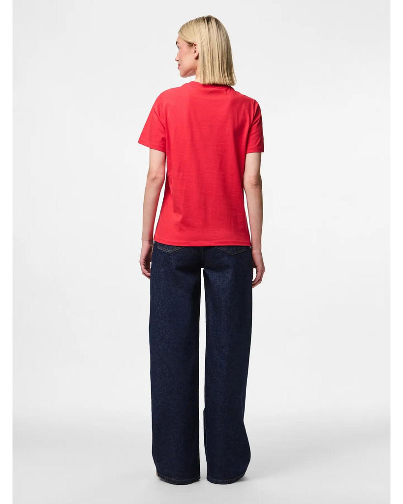 Ria Solid Tee Lollipop – timeless women’s fashion from C&K, an independent lifestyle store in Settle, North Yorkshire.