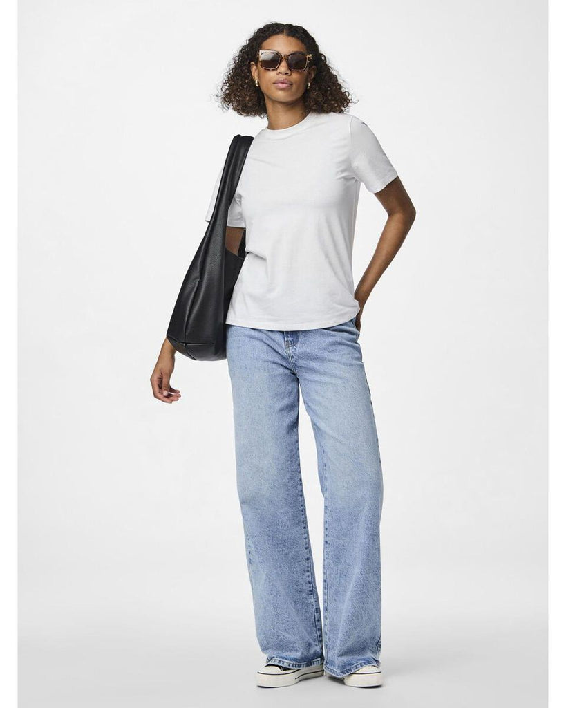 Ria SS Solid Tee (no fold up slv) – timeless women’s fashion from C&K, an independent lifestyle store in Settle, North Yorkshire.