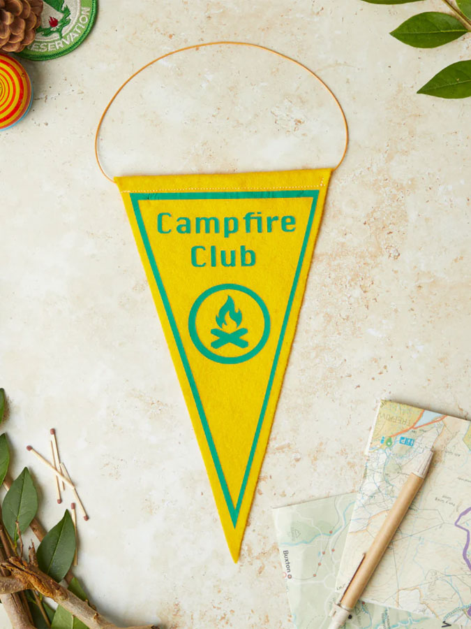 Mini Pennant Flag - Campfire Club – thoughtful gifts and beautiful finds from C&K, an independent lifestyle store in Settle.