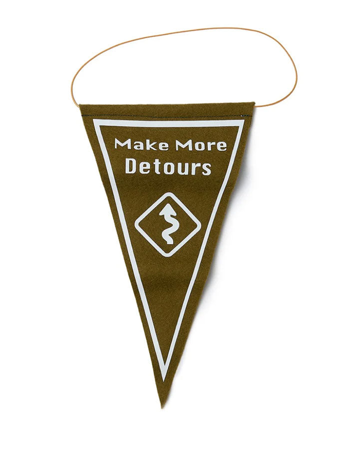 Mini Pennant Flag - Make More Detours – thoughtful gifts and beautiful finds from C&K, an independent lifestyle store in Settle.