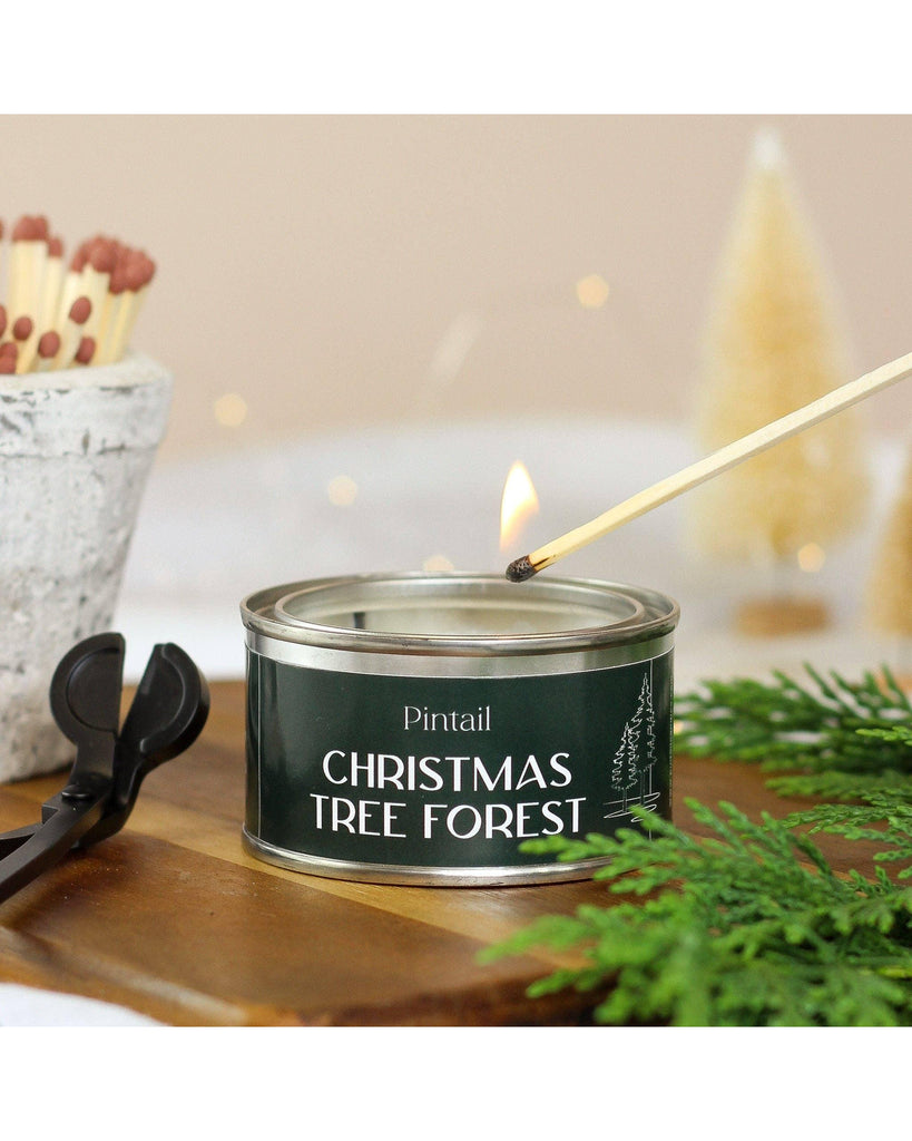 Christmas Tree Forest Paint Pot Candle – thoughtful gifts and beautiful finds from C&K, an independent lifestyle store in Settle.
