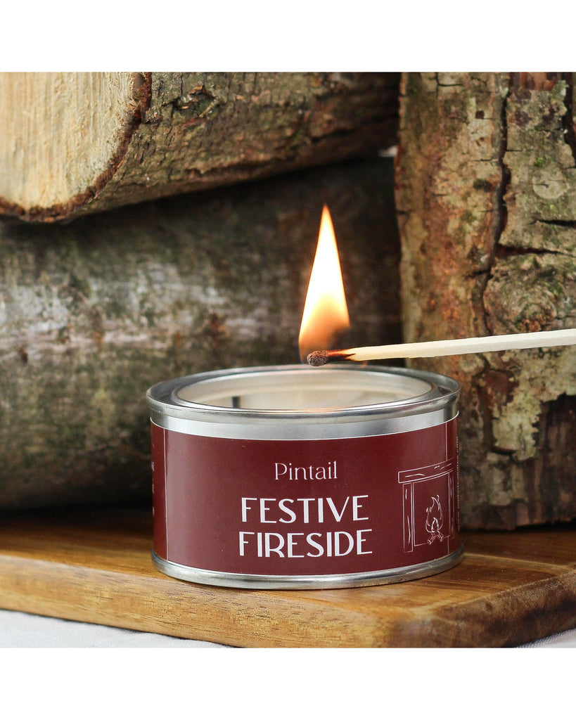 Festive Fireside Paint Pot Candle – thoughtful gifts and beautiful finds from C&K, an independent lifestyle store in Settle.