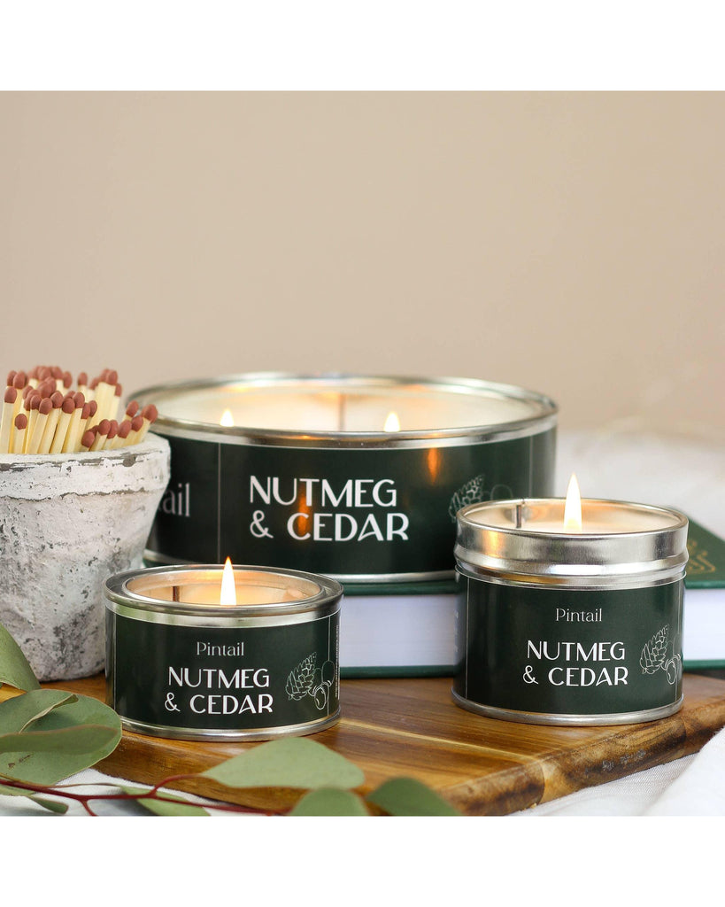 Nutmeg & Cedar Paint Pot Candle – thoughtful gifts and beautiful finds from C&K, an independent lifestyle store in Settle.