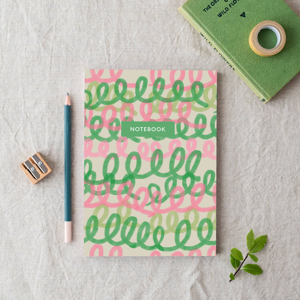 Loops A5 Notebook – beautiful greeting card from C&K, an independent lifestyle store in Settle.