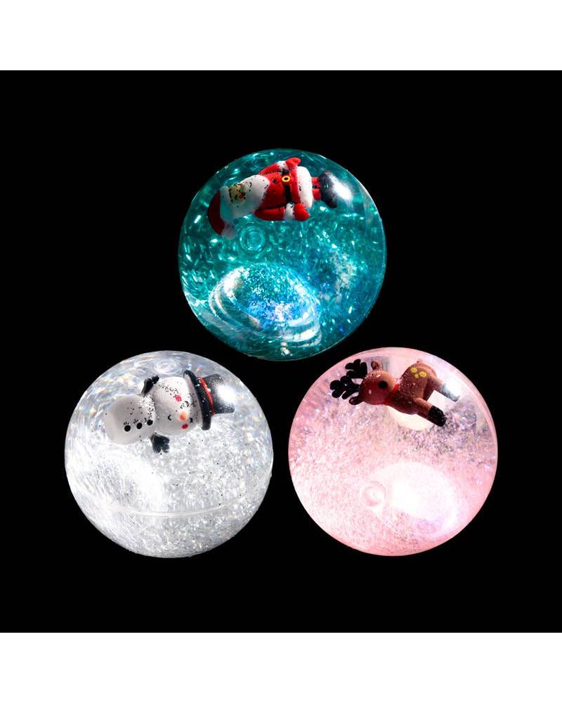 Jingle Bunch Christmas High Bounce LED Flashing Bouncy Ball – joyful toys & games for little ones at C&K, an independent lifestyle store in Settle.
