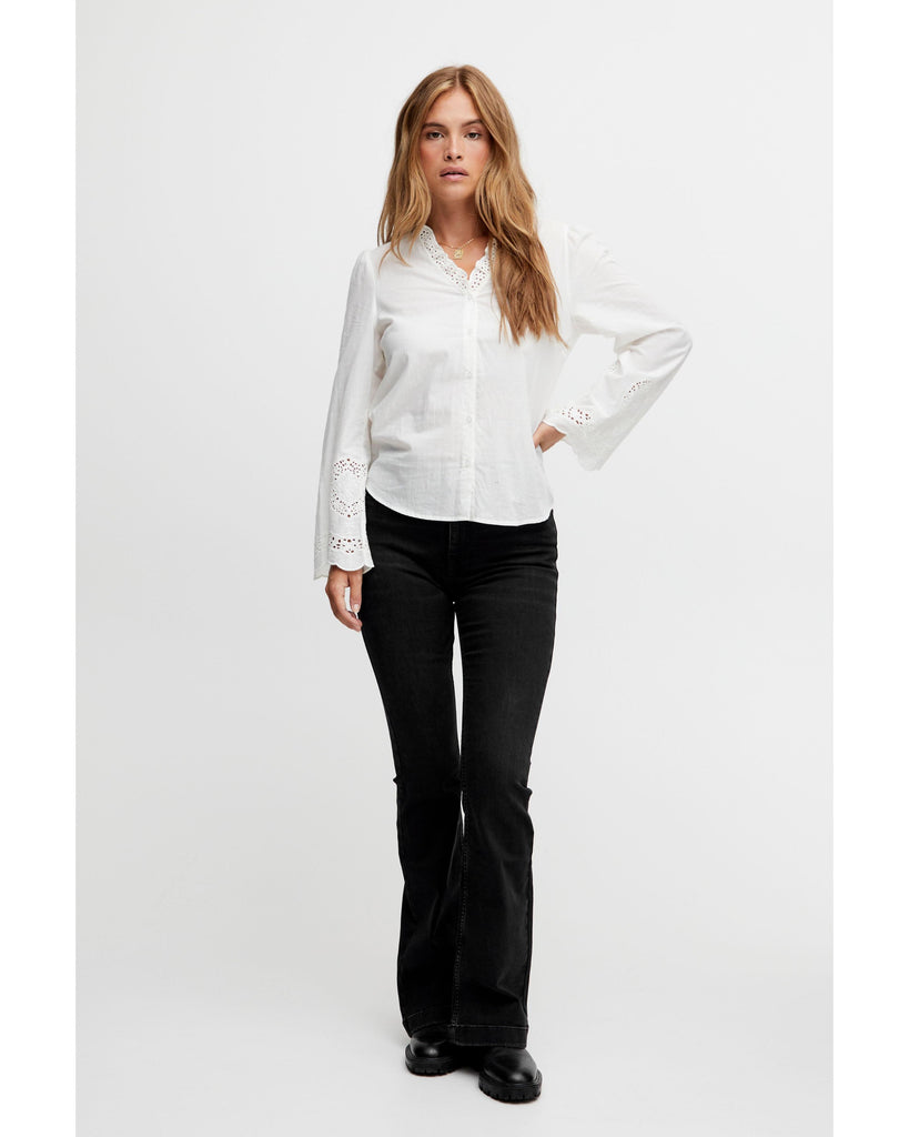 Becca Bootcut Leg Jeans Black Denim – timeless women’s fashion from C&K, an independent lifestyle store in Settle, North Yorkshire.