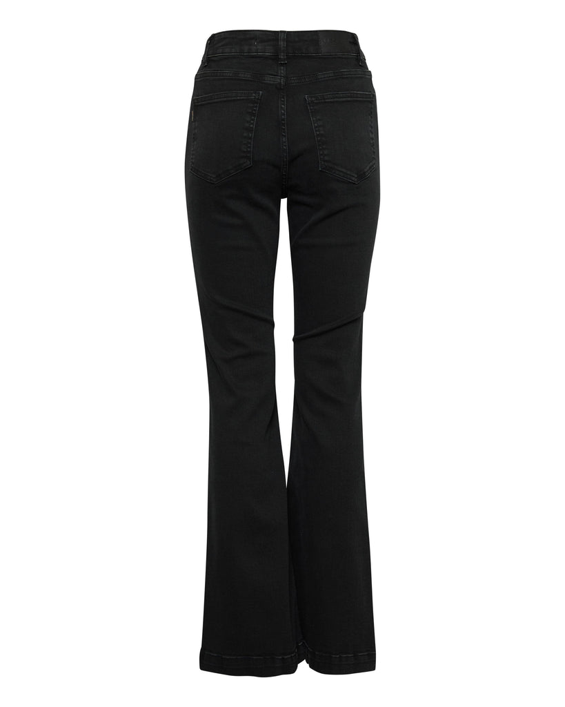 Becca Bootcut Leg Jeans Black Denim – timeless women’s fashion from C&K, an independent lifestyle store in Settle, North Yorkshire.