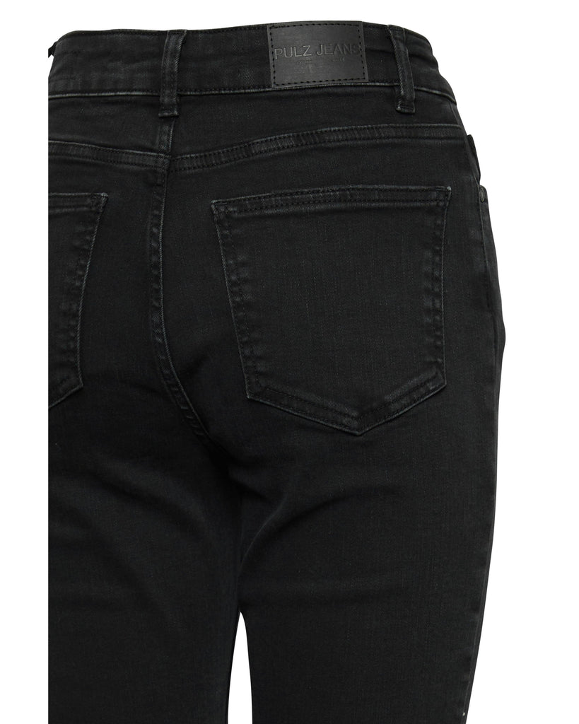 Becca Bootcut Leg Jeans Black Denim – timeless women’s fashion from C&K, an independent lifestyle store in Settle, North Yorkshire.