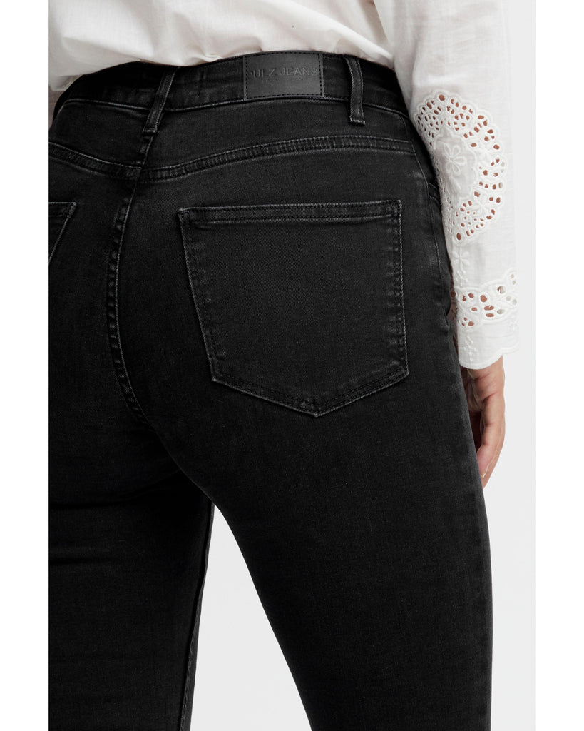 Becca Bootcut Leg Jeans Black Denim – timeless women’s fashion from C&K, an independent lifestyle store in Settle, North Yorkshire.