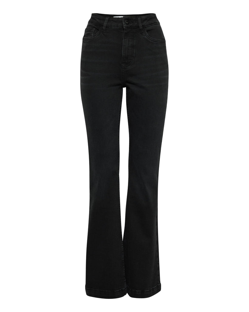 Becca Bootcut Leg Jeans Black Denim – timeless women’s fashion from C&K, an independent lifestyle store in Settle, North Yorkshire.