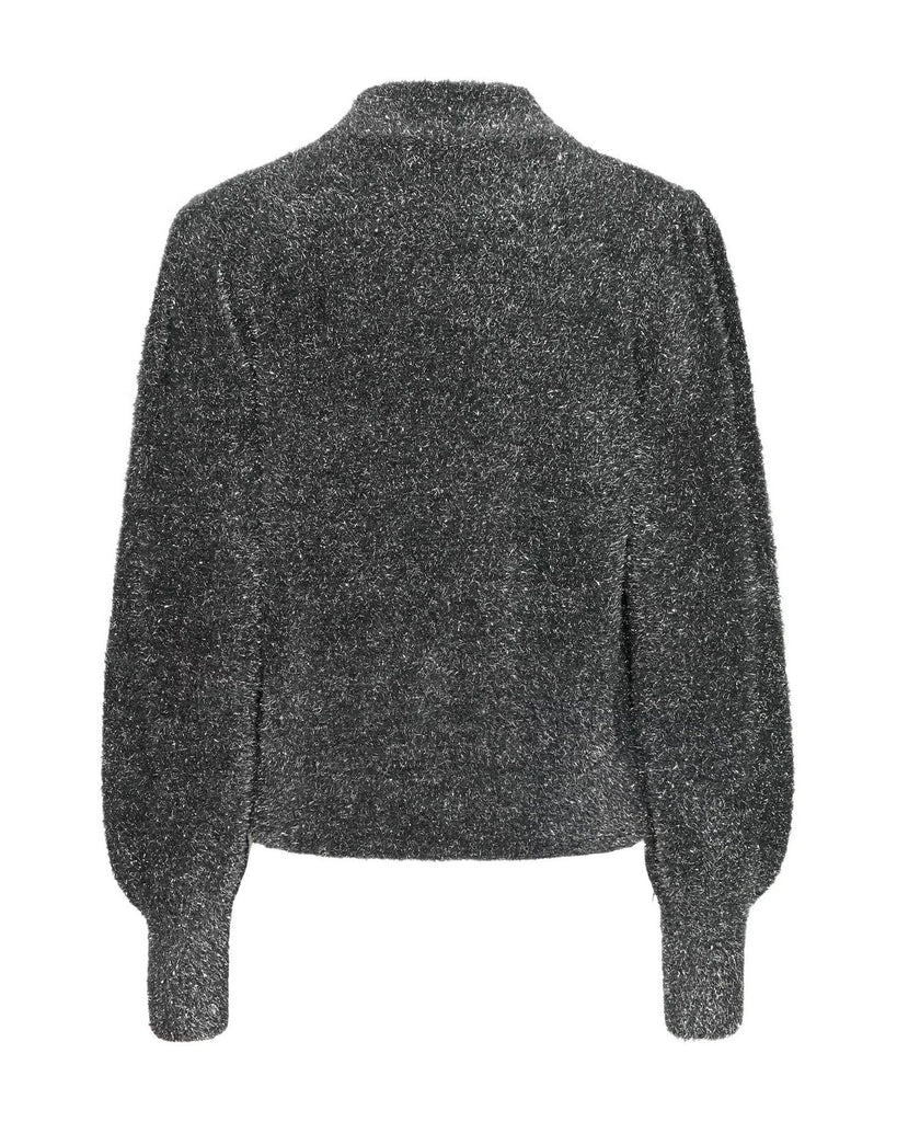 Blair Pullover - Dark Grey/Silver lurex – timeless women’s fashion from C&K, an independent lifestyle store in Settle, North Yorkshire.