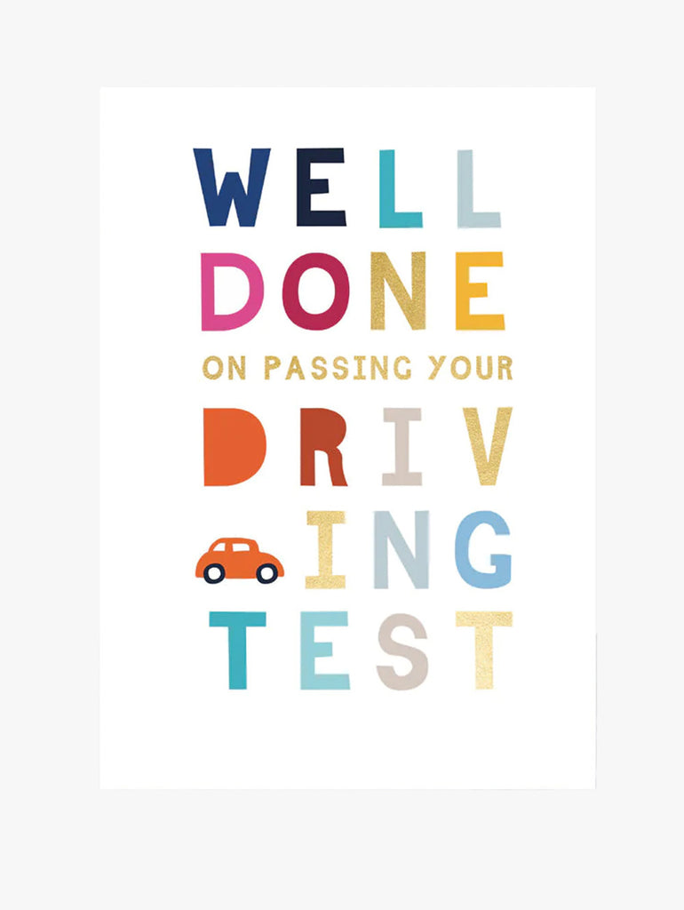 Well Done You Passed Card – beautiful greeting card from C&K, an independent lifestyle store in Settle.