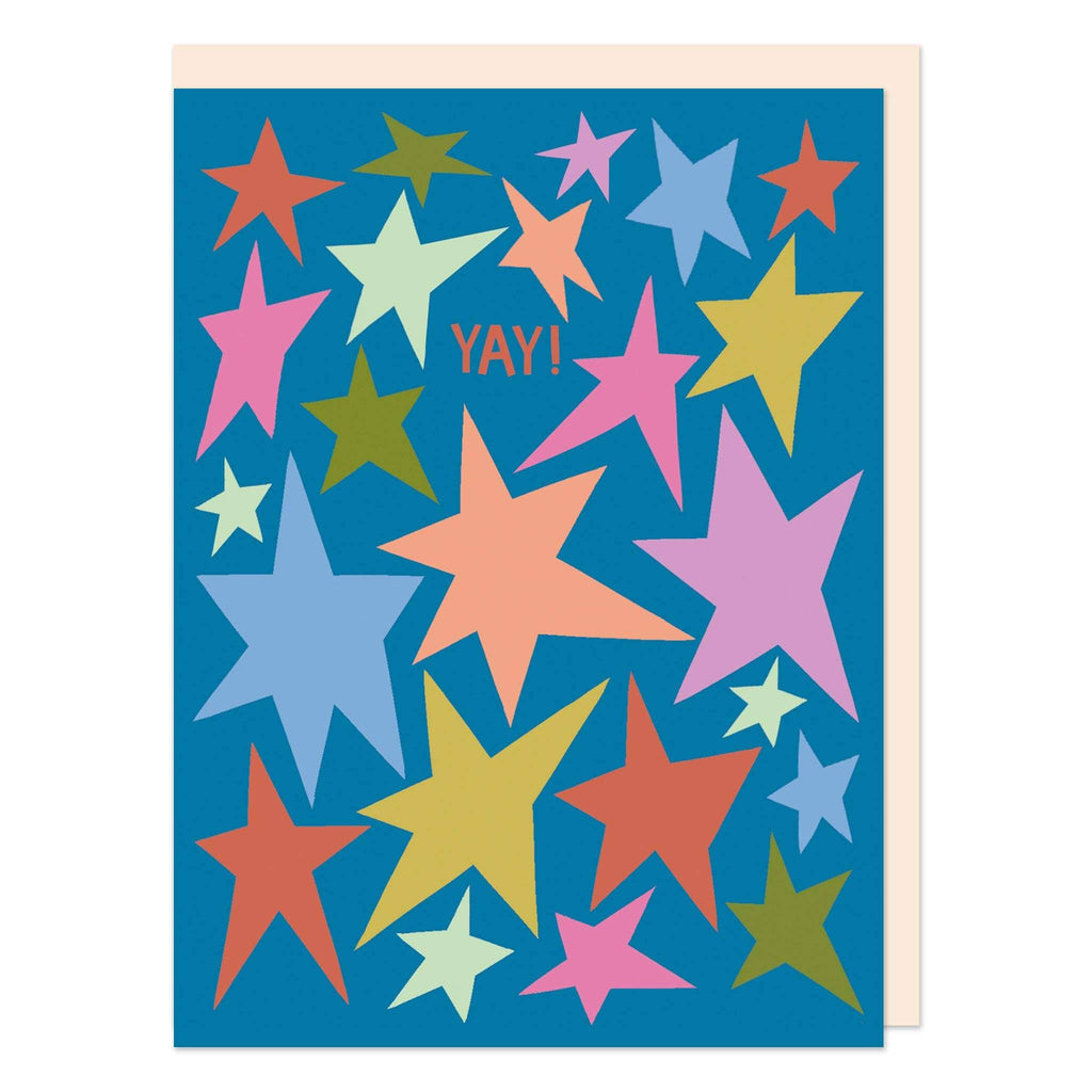 Yay Stars Birthday Card, High Grade Paper, Brilliant Print – beautiful greeting card from C&K, an independent lifestyle store in Settle.