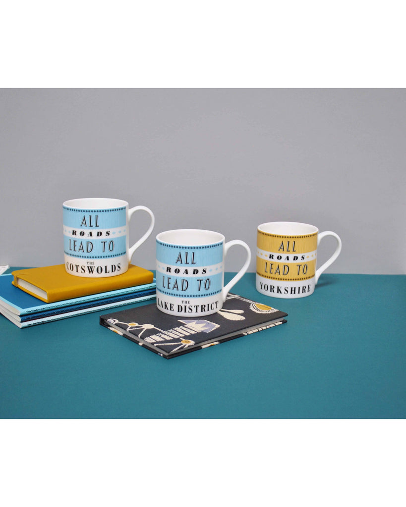Pavilion - Yorkshire Mug: Blue – thoughtful gifts and beautiful finds from C&K, an independent lifestyle store in Settle.