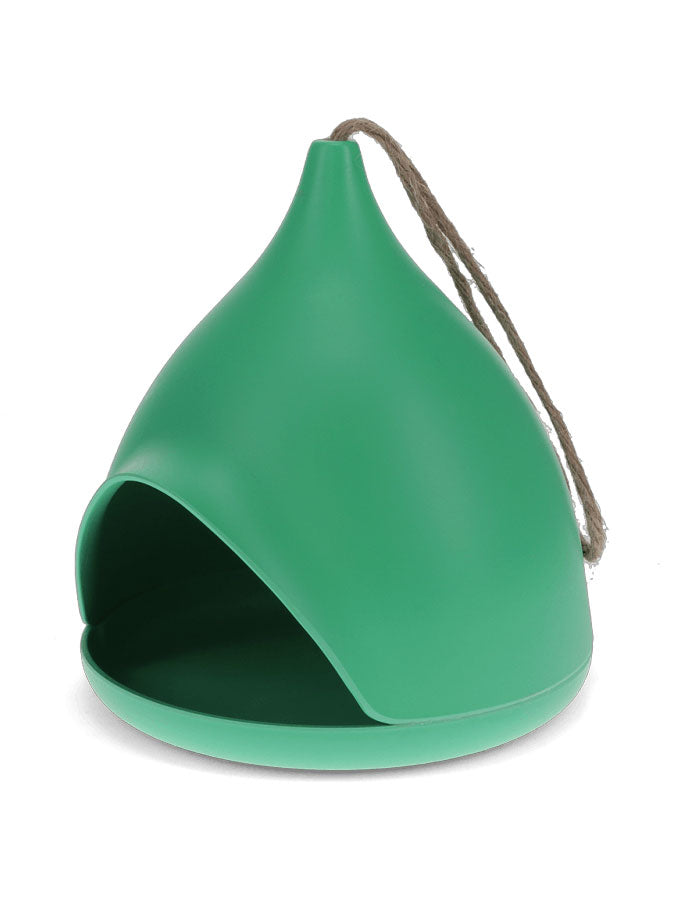 Bamboo Bird Feeder Round Green – joyful toys & games for little ones at C&K, an independent lifestyle store in Settle.
