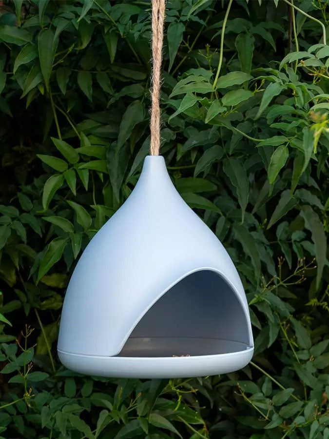 Bamboo Fibre Bird Feeder - Blue – thoughtful gifts and beautiful finds from C&K, an independent lifestyle store in Settle.