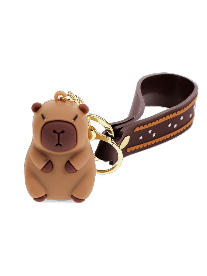 Capybara Keyring Bag Charm – thoughtful gifts and beautiful finds from C&K, an independent lifestyle store in Settle.