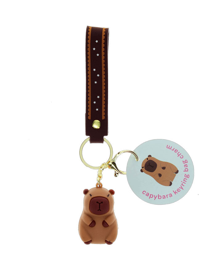 Capybara Keyring Bag Charm – thoughtful gifts and beautiful finds from C&K, an independent lifestyle store in Settle.