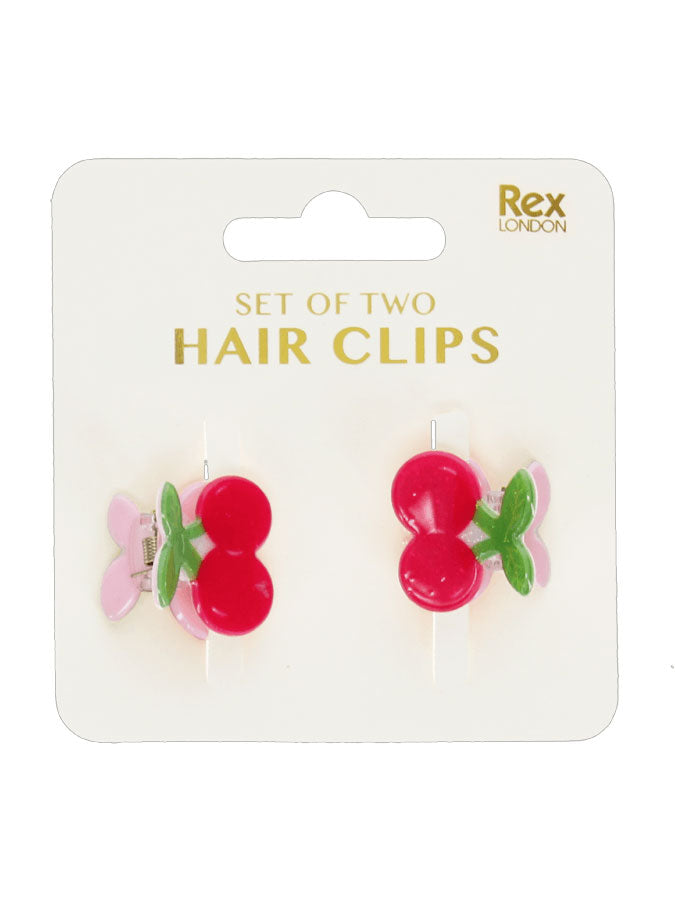Cherries Mini Hair Clips (Set of 2) – thoughtful gifts and beautiful finds from C&K, an independent lifestyle store in Settle.