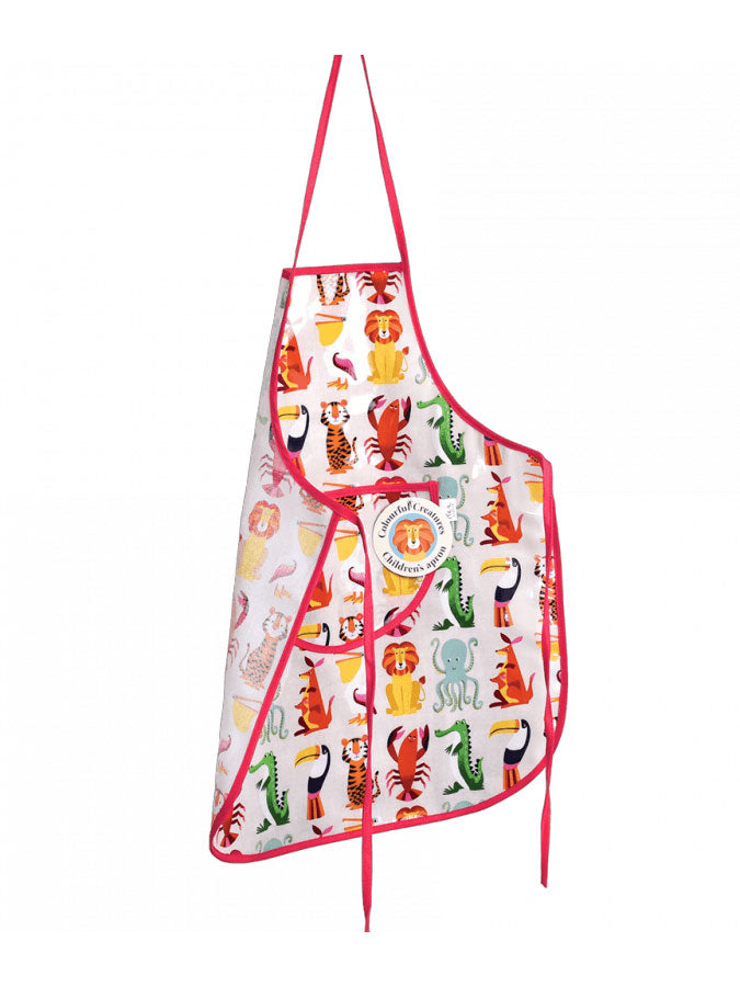 Children’s Apron - Colourful Creatures – joyful toys & games for little ones at C&K, an independent lifestyle store in Settle.
