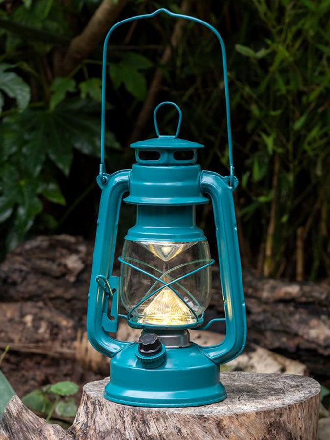 LED Hurricane Lantern Blue – thoughtful gifts and beautiful finds from C&K, an independent lifestyle store in Settle.