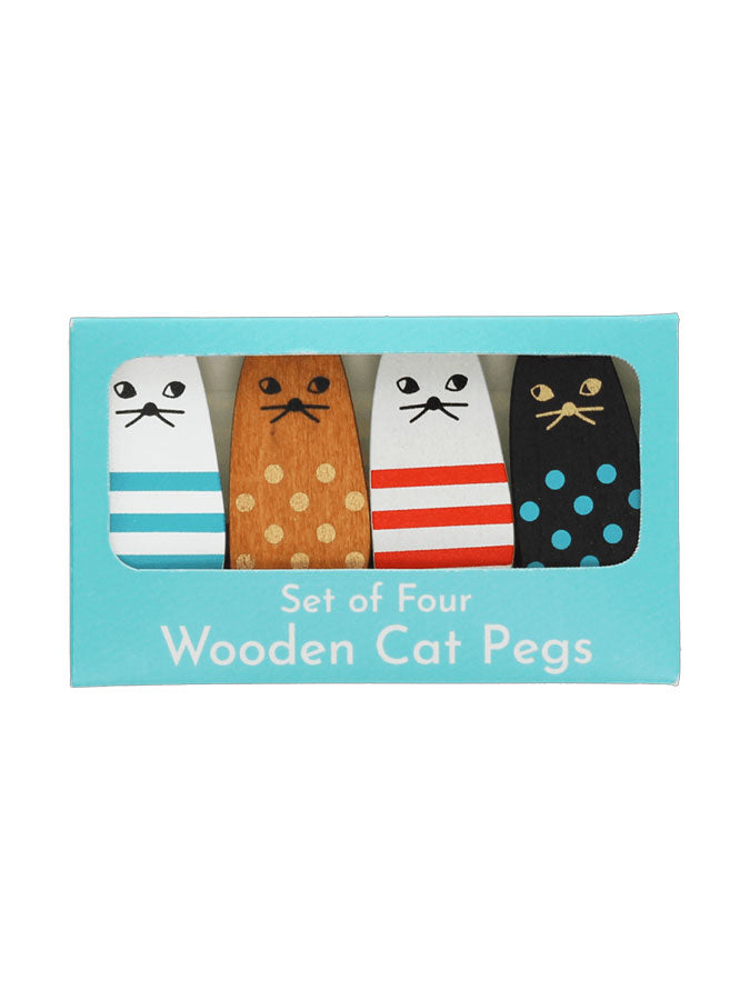 Mini Wooden Pegs Cats – thoughtful gifts and beautiful finds from C&K, an independent lifestyle store in Settle.