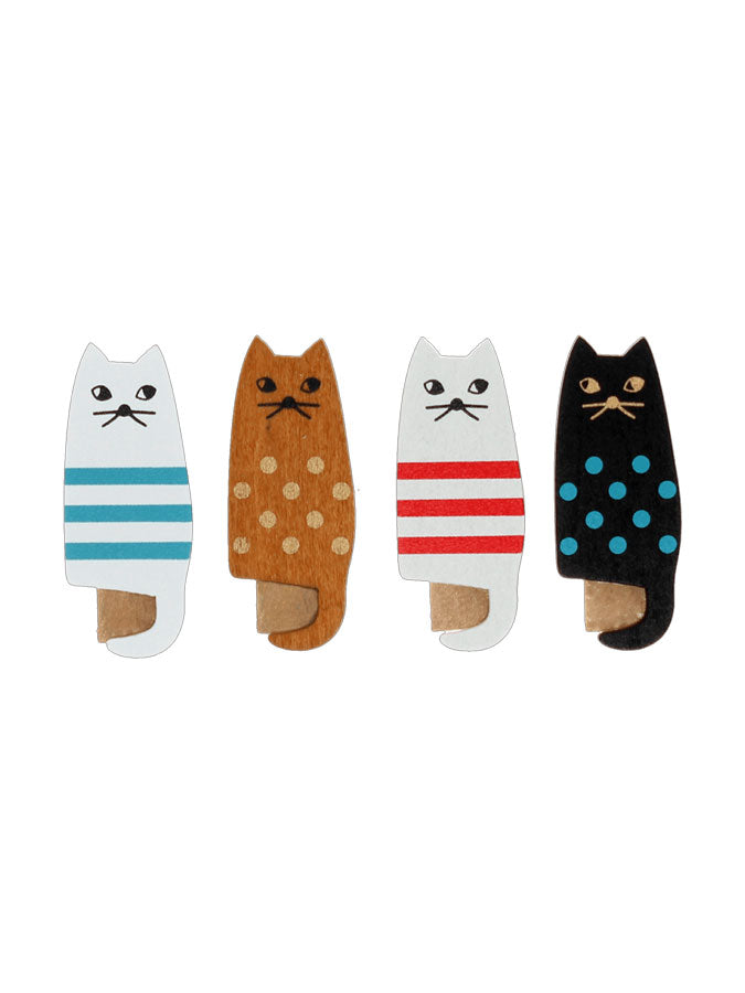 Mini Wooden Pegs Cats – thoughtful gifts and beautiful finds from C&K, an independent lifestyle store in Settle.