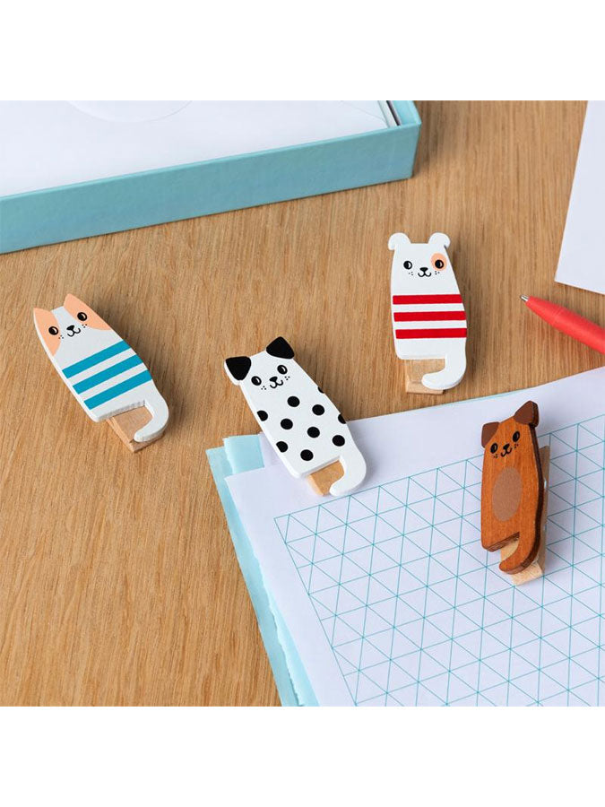 Mini Wooden Pegs Dogs – thoughtful gifts and beautiful finds from C&K, an independent lifestyle store in Settle.