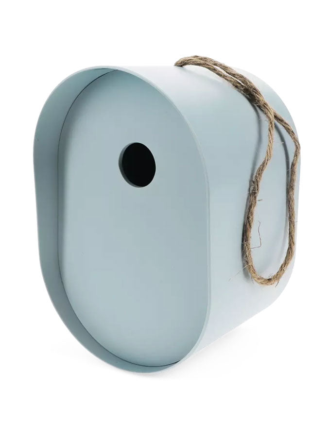 Oval Bamboo Birdhouse Blue – joyful toys & games for little ones at C&K, an independent lifestyle store in Settle.