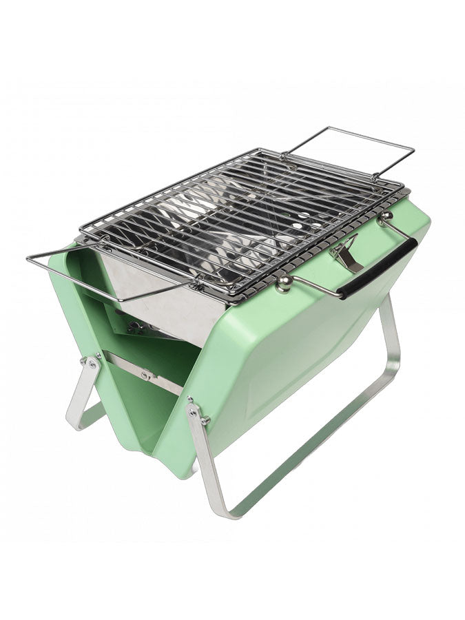 Portable Suitcase BBQ - Pistachio Green – thoughtful gifts and beautiful finds from C&K, an independent lifestyle store in Settle.