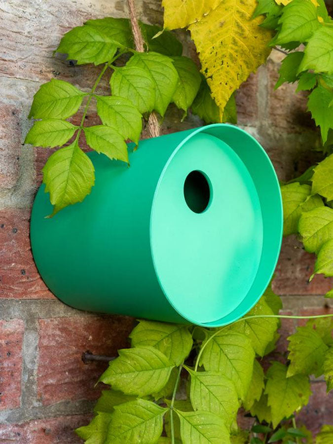 Round Bamboo Fibre Birdhouse - Green – thoughtful gifts and beautiful finds from C&K, an independent lifestyle store in Settle.