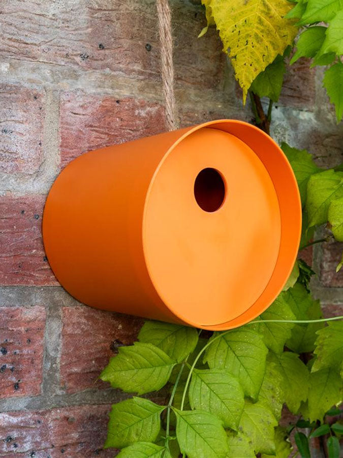 Round Bamboo Fibre Birdhouse - Orange – thoughtful gifts and beautiful finds from C&K, an independent lifestyle store in Settle.