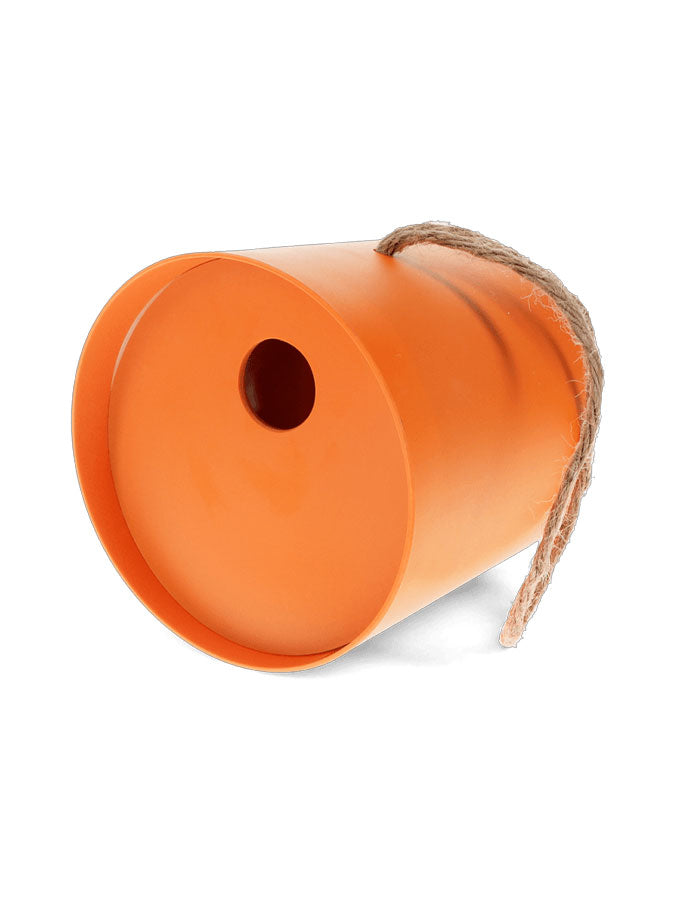 Round Bamboo Fibre Birdhouse - Orange – thoughtful gifts and beautiful finds from C&K, an independent lifestyle store in Settle.
