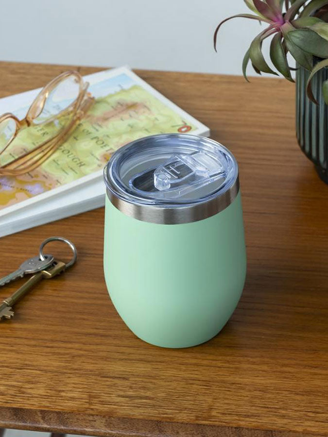 Rubber Coated Travel Cup - Mint Green – thoughtful gifts and beautiful finds from C&K, an independent lifestyle store in Settle.