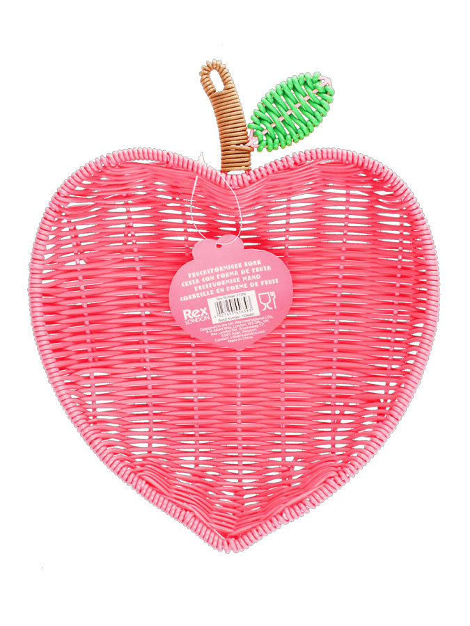 Summer Fruit Woven Basket - Peach – thoughtful gifts and beautiful finds from C&K, an independent lifestyle store in Settle.
