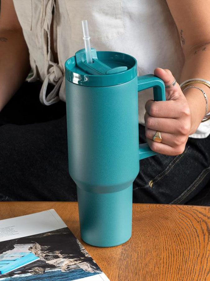 Travel Tumbler With Handle – thoughtful gifts and beautiful finds from C&K, an independent lifestyle store in Settle.