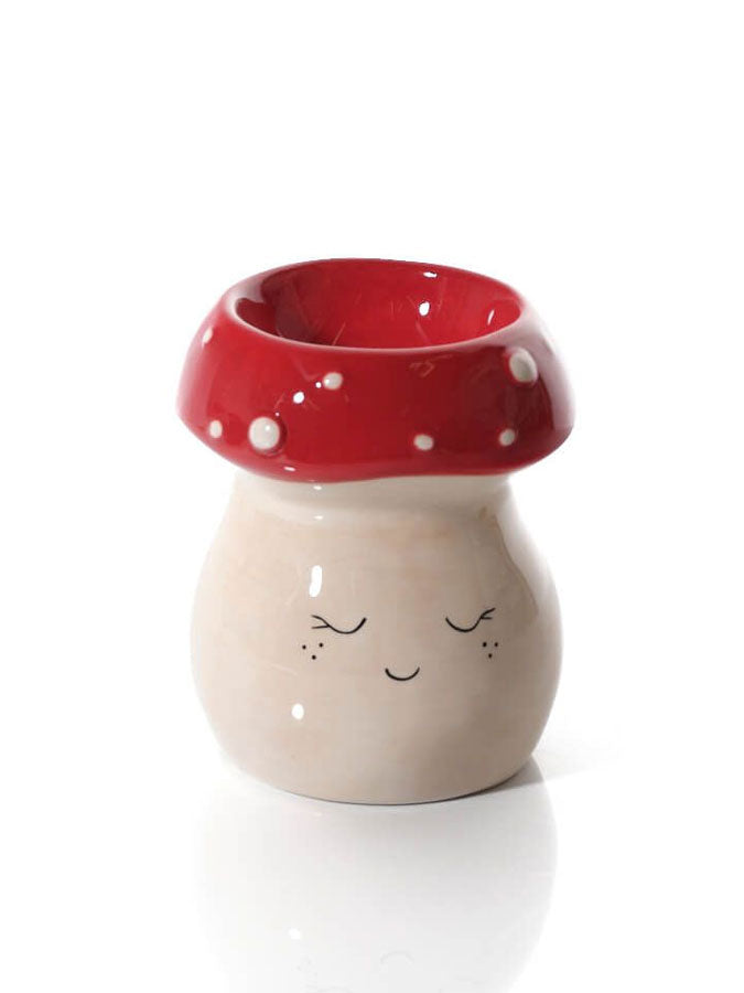 Mushroom Ceramic Wax Melt Burner – thoughtful gifts and beautiful finds from C&K, an independent lifestyle store in Settle.