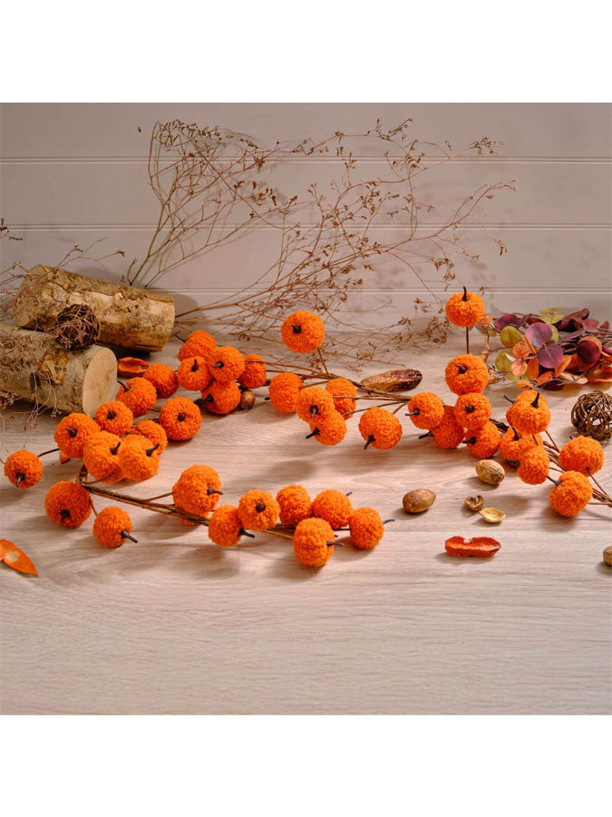 Pumpkin Shearling Garland – thoughtful gifts and beautiful finds from C&K, an independent lifestyle store in Settle.