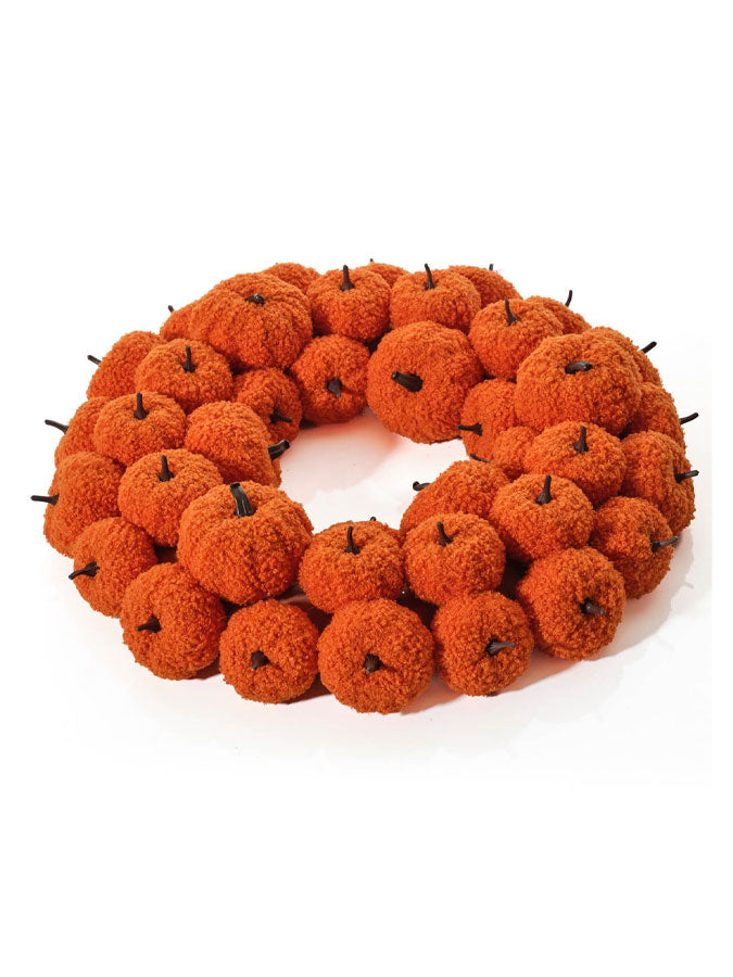 Pumpkin Shearling Wreath – thoughtful gifts and beautiful finds from C&K, an independent lifestyle store in Settle.