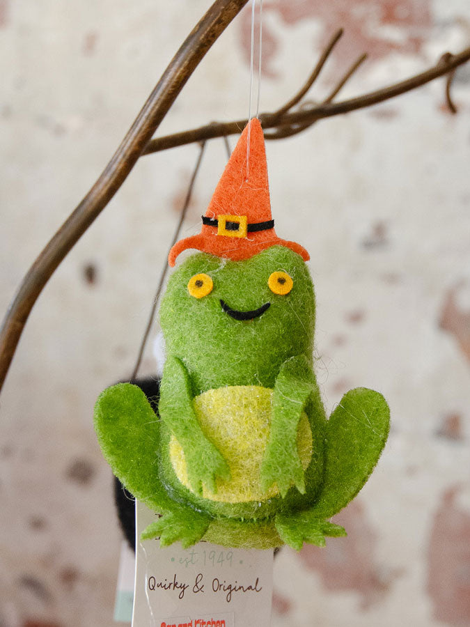 Spooktacular Hanging Halloween Frog – thoughtful gifts and beautiful finds from C&K, an independent lifestyle store in Settle.