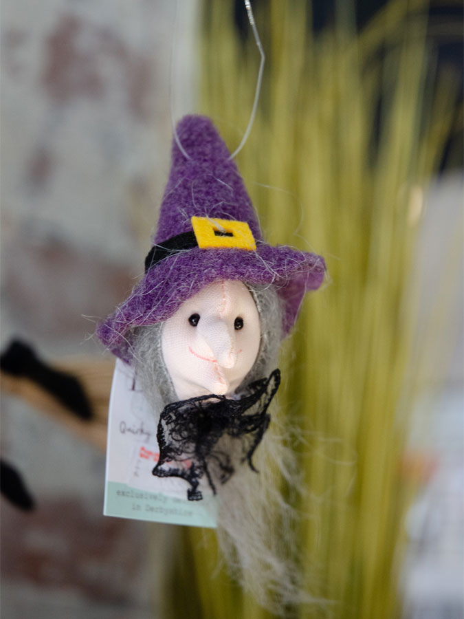 Spooktacular Hanging Halloween Witch – thoughtful gifts and beautiful finds from C&K, an independent lifestyle store in Settle.