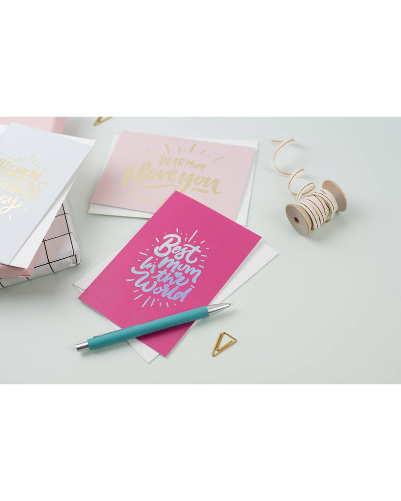 Best Mum in the World | Mother's Day Card | Greeting | Gift – beautiful greeting card from C&K, an independent lifestyle store in Settle.