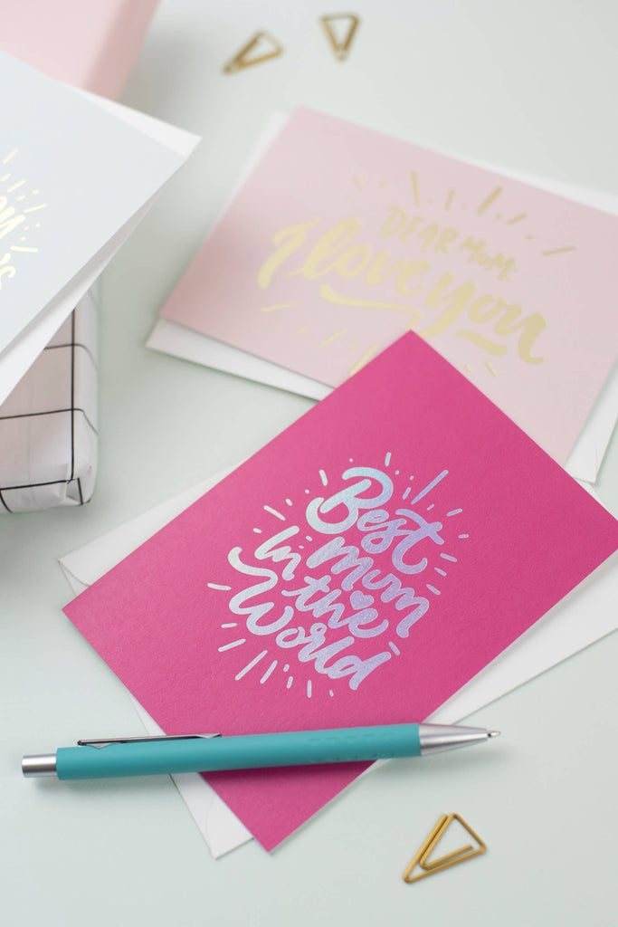 Best Mum in the World | Mother's Day Card | Greeting | Gift – beautiful greeting card from C&K, an independent lifestyle store in Settle.