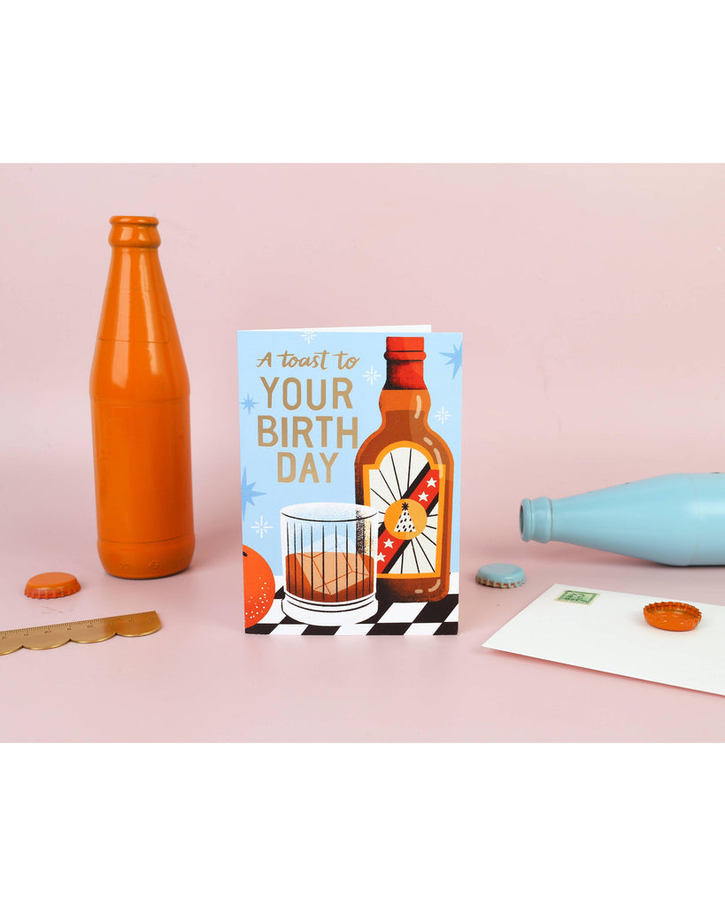 Whiskey Birthday | Greeting Card | Birthday Card for Men – beautiful greeting card from C&K, an independent lifestyle store in Settle.