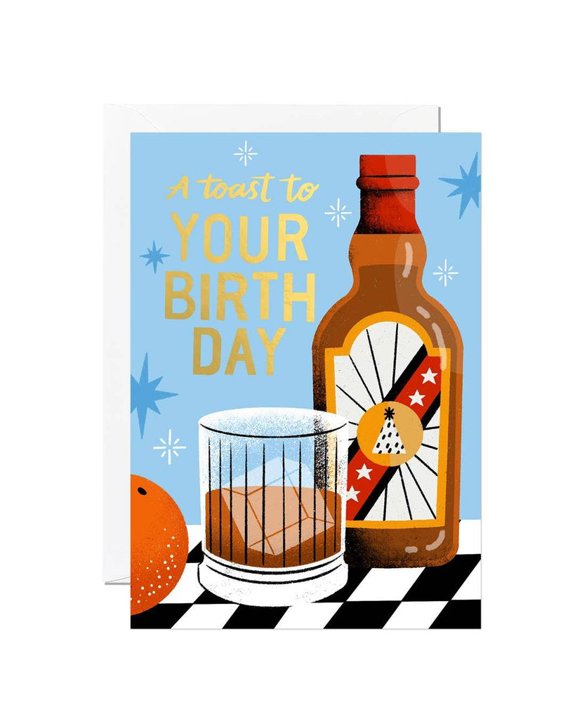 Whiskey Birthday | Greeting Card | Birthday Card for Men – beautiful greeting card from C&K, an independent lifestyle store in Settle.